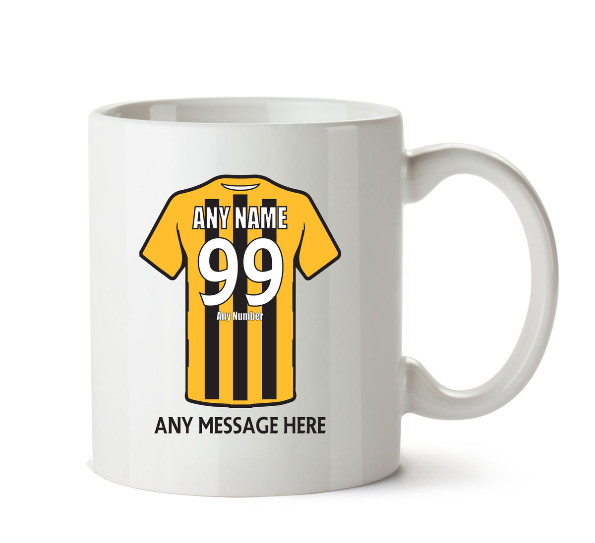 Gloucester City INSPIRED Football Team Mug Personalised Mug – printed mug product image 1