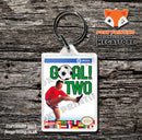 Goal Retro NES Game Cover Art Gaming Keyring