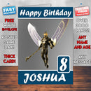 Gods Of Egypt Theme Style Personalised Kids Inspired Movie Birthday Card (SA)