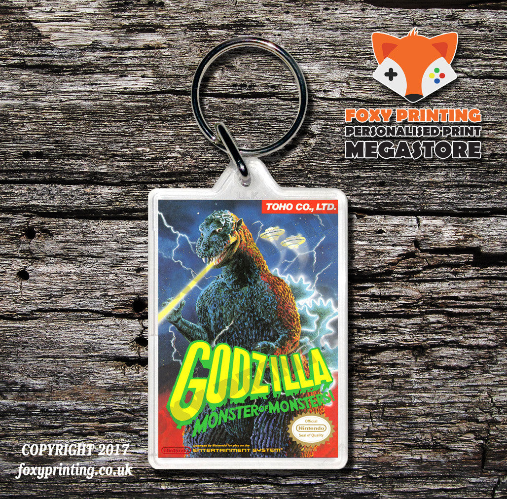 Goal Two Retro NES Game Cover Art Gaming Keyring