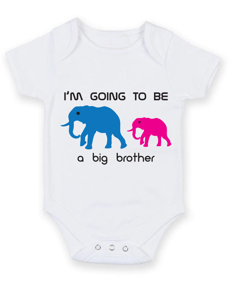 Going to be a Big Brother to a Little Sister Baby Grow Bodysuit