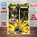 Golddust KE Inspired Style Personalised Wrestling WWE Birthday Card