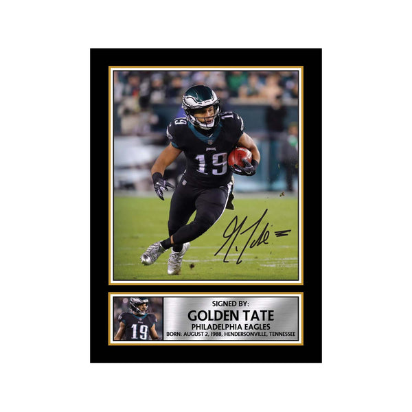 Golden Tate 2 American Football Printed Signature Print