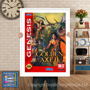 Golden Axe 2 (2) - Sega Megadrive Inspired Retro Gaming Poster A4 A3 A2 Or A1