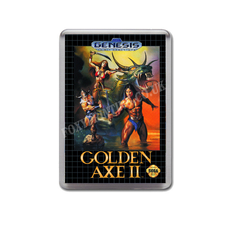 Golden Axe 2 Eu Game Style Inspired Sega Megadrive Retro Video Gaming Magnet