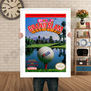 Golf Grand Slam Retro GAME INSPIRED THEME Nintendo NES Gaming A4 A3 A2 Or A1 Poster Art 267