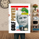 Golf Power Retro GAME INSPIRED THEME Nintendo NES Gaming A4 A3 A2 Or A1 Poster Art 268