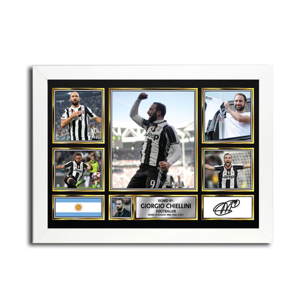 Gonzalo Higuain MC1595 Printed Signature Football Poster