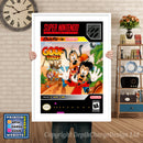 Goof Troop Super Nintendo GAME INSPIRED THEME Retro Gaming Poster A4 A3 A2 Or A1