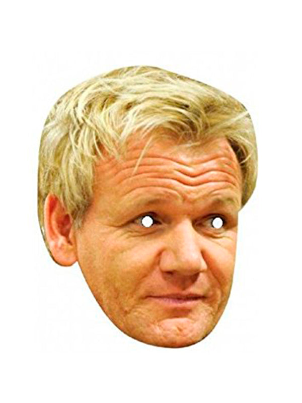 GORDON RAMSAY JB - TV Star Fancy Dress Cardboard Celebrity Party Face Mask