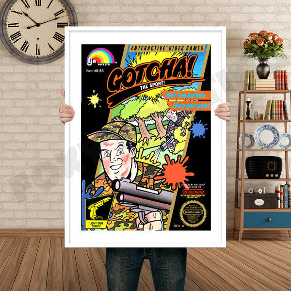 Gotcha Retro Game Inspired Theme Nintendo NES Gaming