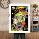 Gotcha Retro GAME INSPIRED THEME Nintendo NES Gaming A4 A3 A2 Or A1 Poster Art 271