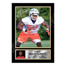 Grady Jarrett 1 Limited Edition Football Signed Print - American Footballer