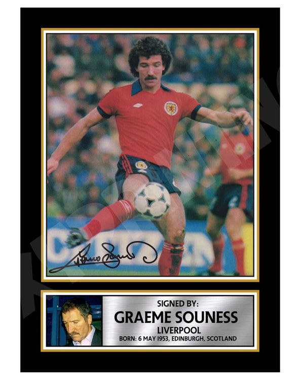 Graeme Souness 1 Football Player Printed Signature Print