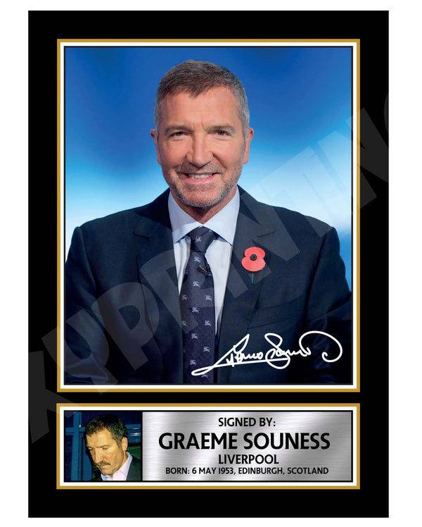 Graeme Souness 2 Football Player Printed Signature Print