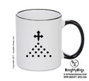 Gravel 1 Black Handle Alchemy Mug GOTHIC GOTH HORROR STARS HORROSCOPE BLACK MAGIC MUG