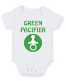 Green Pacifier Personalised Baby Boy Girl Unisex Short Sleeve Bodysuit