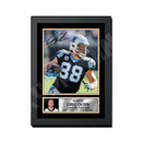 Greg Olsen 1 Limited Edition Football Signed Print - American Footballer