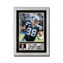 Greg Olsen 1 Limited Edition Football Signed Print - American Footballer