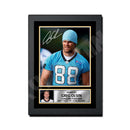 Greg Olsen 2 Limited Edition Football Signed Print - American Footballer
