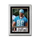 Greg Olsen 2 Limited Edition Football Signed Print - American Footballer