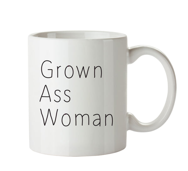 Grown Ass Woman - Adult Mug – printed mug product image 1