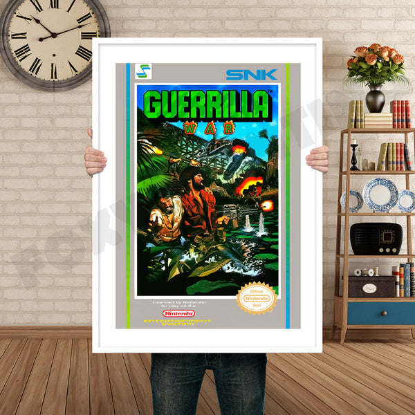 Guerrilla War Retro Game Inspired Theme Nintendo NES Gaming