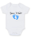 Guess What Personalised Baby Boy Girl Unisex Short Sleeve Bodysuit