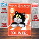 Guess With Jess 1 Style Theme Personalised Kidshows Birthday Card (SA)