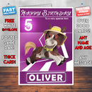 Guess With Jess 6 Style Theme Personalised Kidshows Birthday Card (SA)