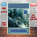 Personalised Guild Wars 1 Inspired Style Game Kids Inspired Birthday Card (SA)