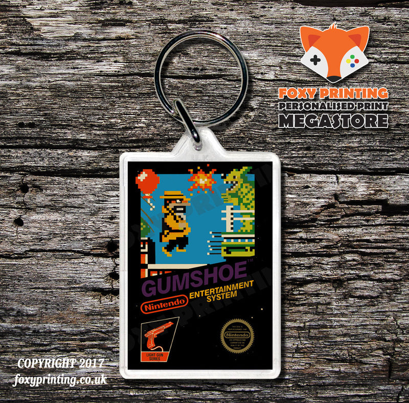 Guerrilla War Retro NES Game Cover Art Gaming Keyring