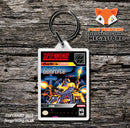 Gunforce Game Inspired Retro Gaming Keyring