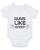 Guns Like Daddy Baby Grow Bodysuit