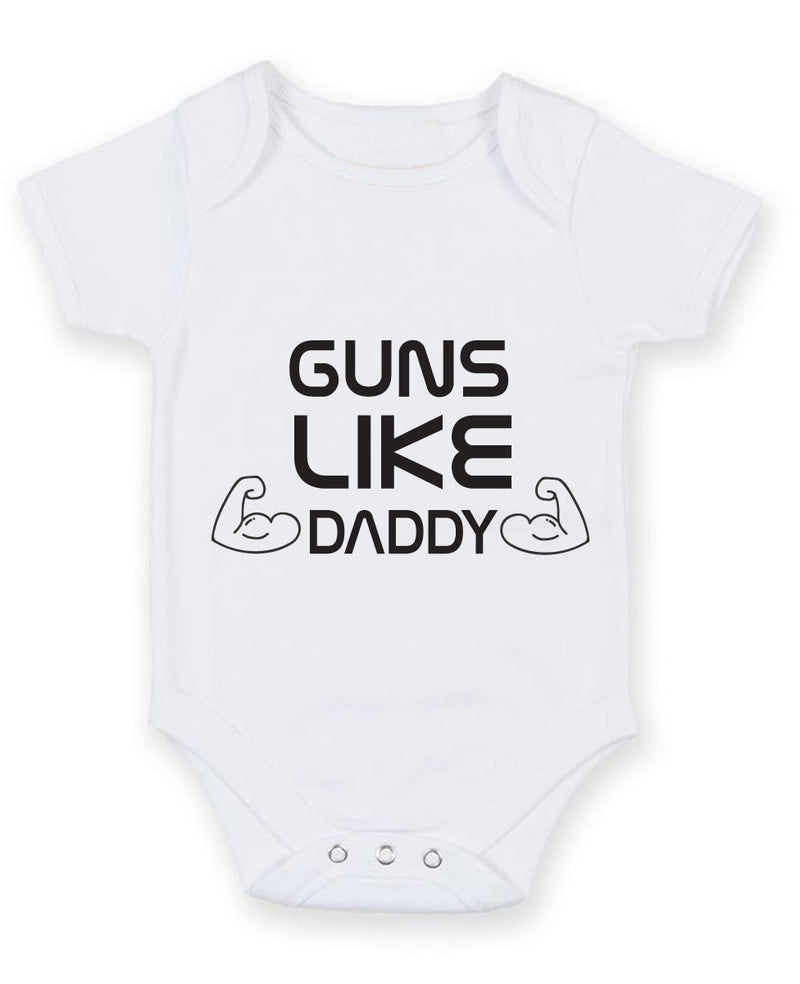 Guns Like Daddy Baby Grow Bodysuit