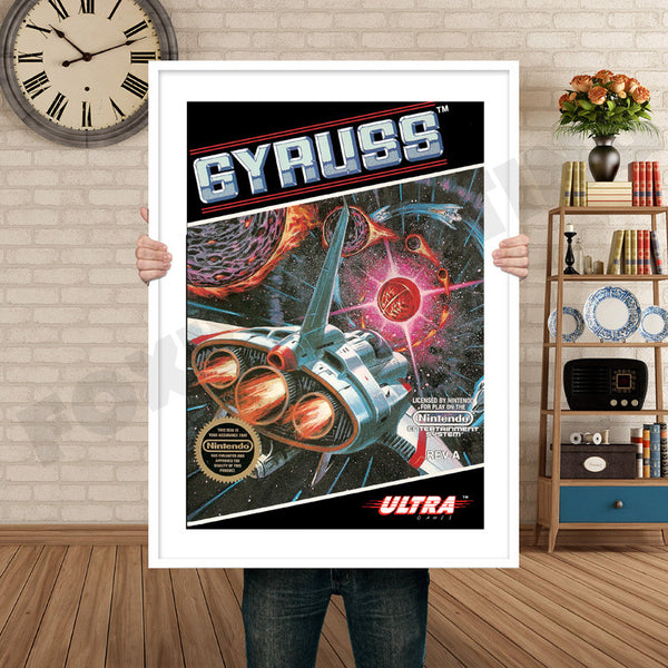 Gyruss Retro Game Inspired Theme Nintendo NES Gaming