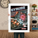 Gyruss Retro GAME INSPIRED THEME Nintendo NES Gaming A4 A3 A2 Or A1 Poster Art 280