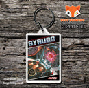 Gyro Mite Retro NES Game Cover Art Gaming Keyring