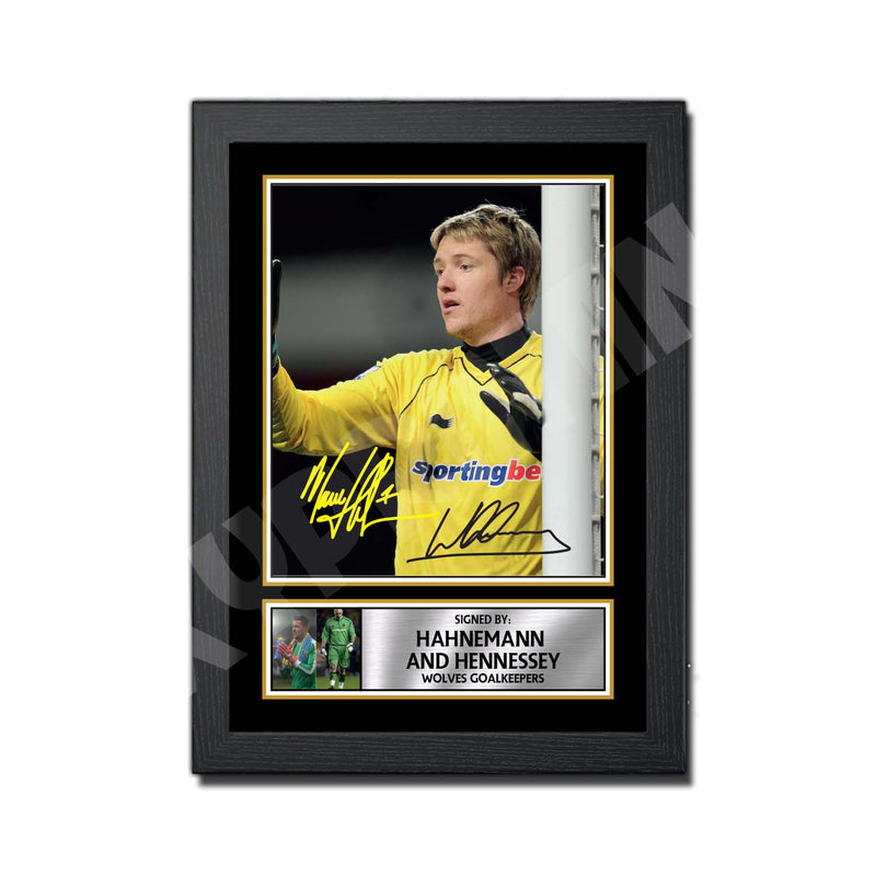 HAHNEMANN _ HENNESSEY Limited Edition Football Player Signed Print - Football