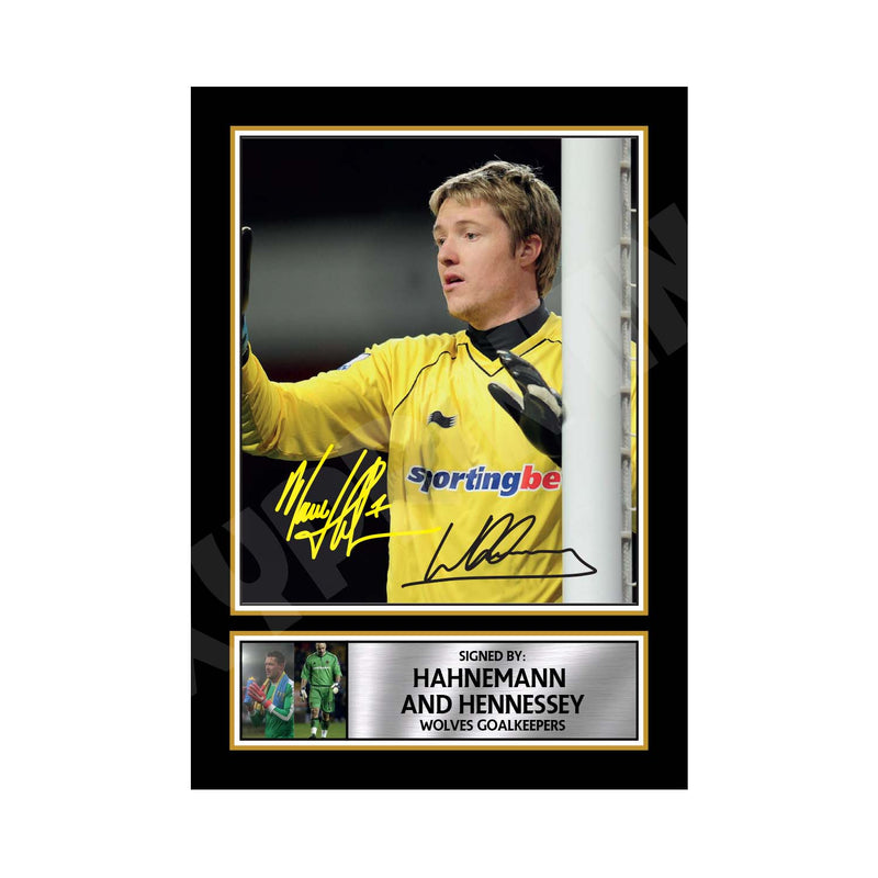 HAHNEMANN _ HENNESSEY Limited Edition Football Player Signed Print - Football