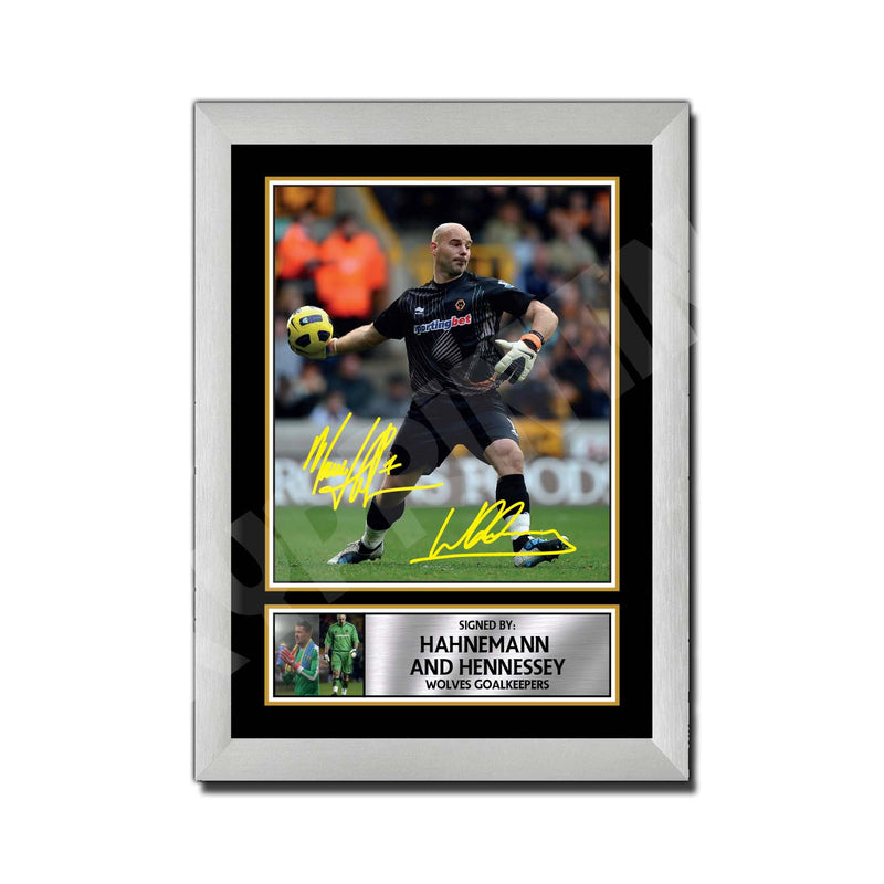 HAHNEMANN _ HENNESSEY 2 Limited Edition Football Player Signed Print - Football