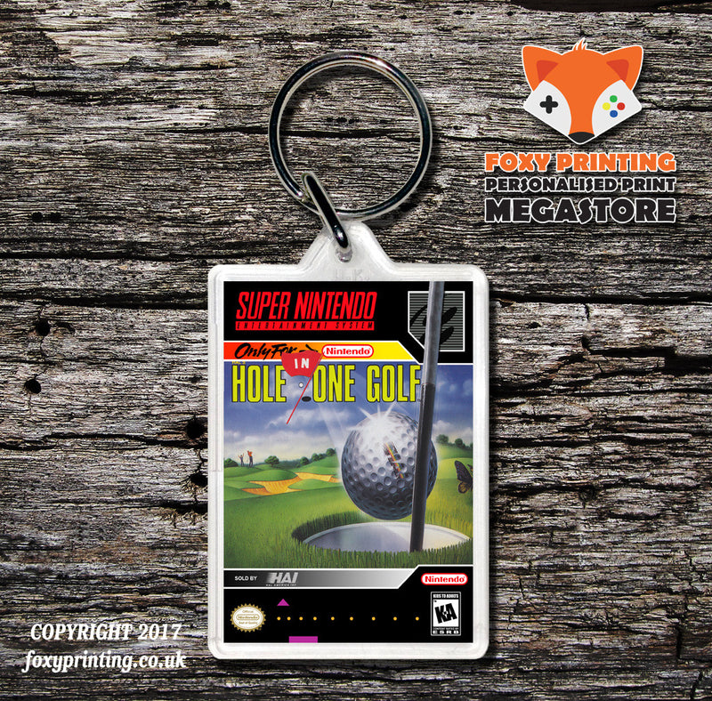 HAL's Hole In One Golf Game Inspired Retro Gaming Keyring