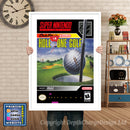 HAL's Hole In One Golf Super Nintendo GAME INSPIRED THEME Retro Gaming Poster A4 A3 A2 Or A1