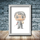 Personalised Harry Potter Word Art Poster Print - Inspired By Pop Figures