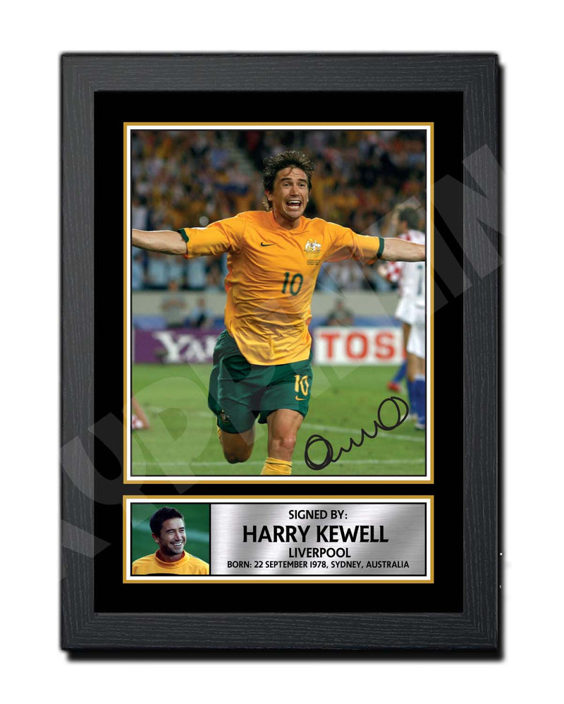 HARRY KEWELL 1 Limited Edition Football Player Signed Print - Football