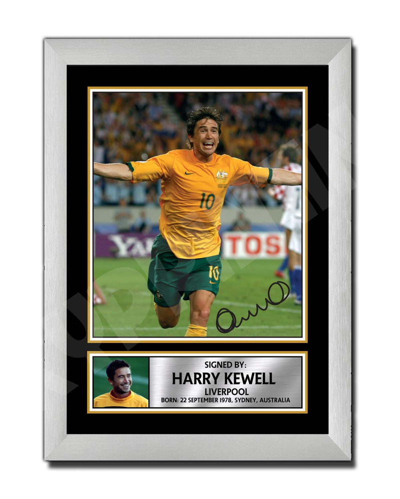 HARRY KEWELL 1 Limited Edition Football Player Signed Print - Football