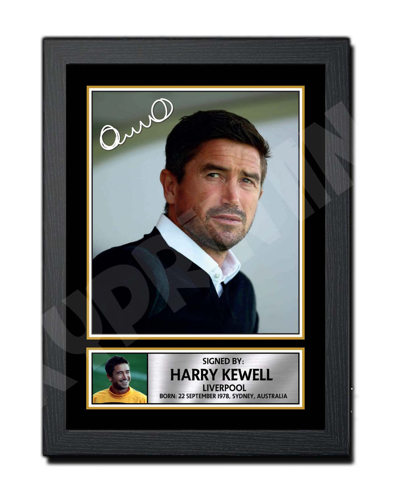 HARRY KEWELL 2 Limited Edition Football Player Signed Print - Football
