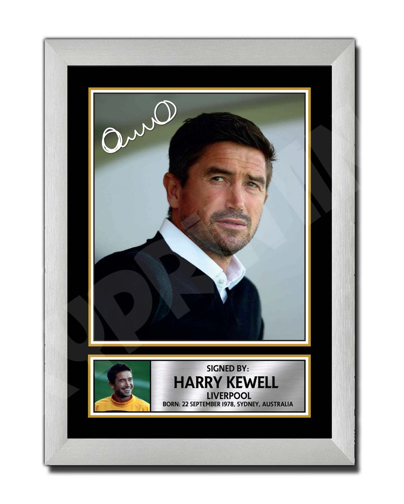 HARRY KEWELL 2 Limited Edition Football Player Signed Print - Football