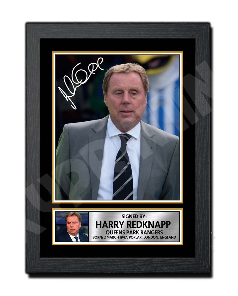 HARRY REDKNAPP 1 Limited Edition Football Player Signed Print - Football