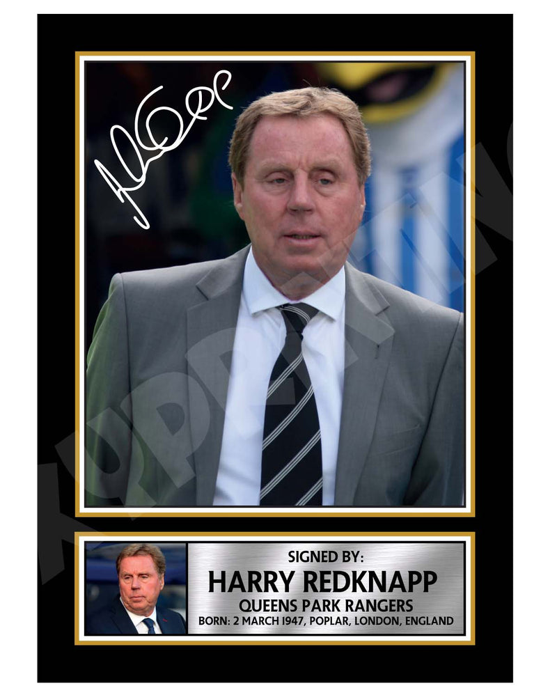 HARRY REDKNAPP 1 Limited Edition Football Player Signed Print - Football